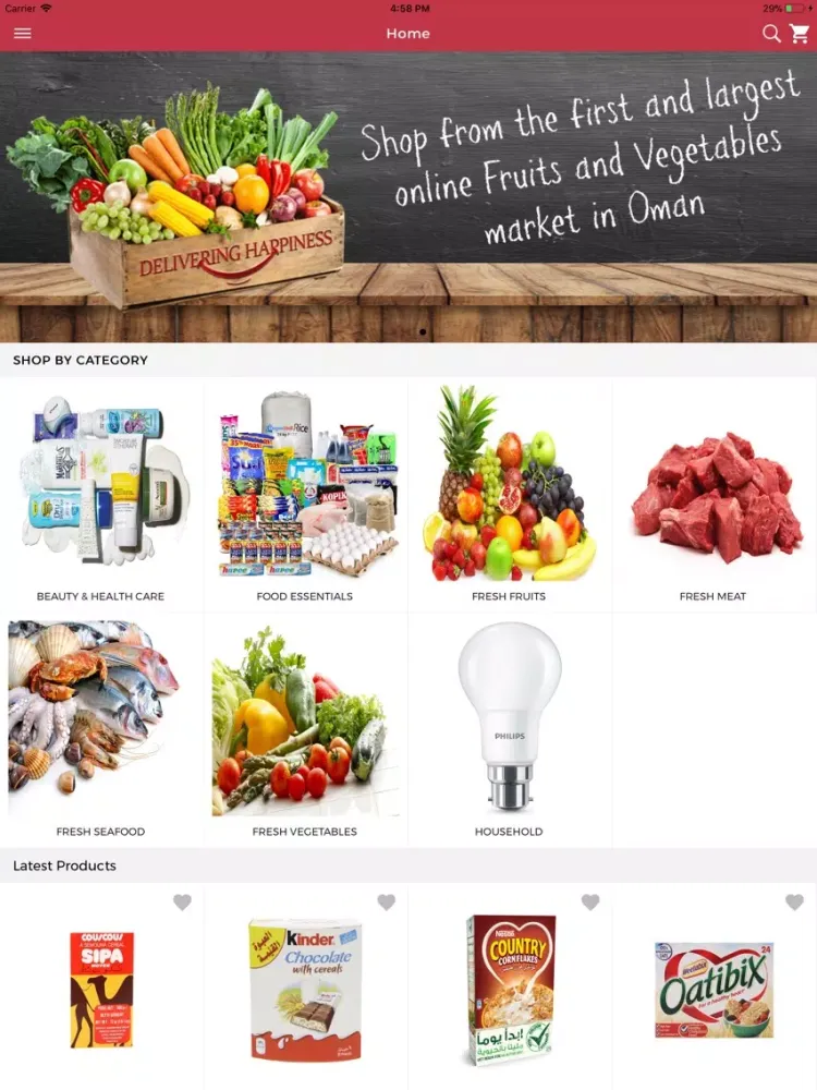Waajed - Buy groceries online iPad  স্ক্রিনশট
