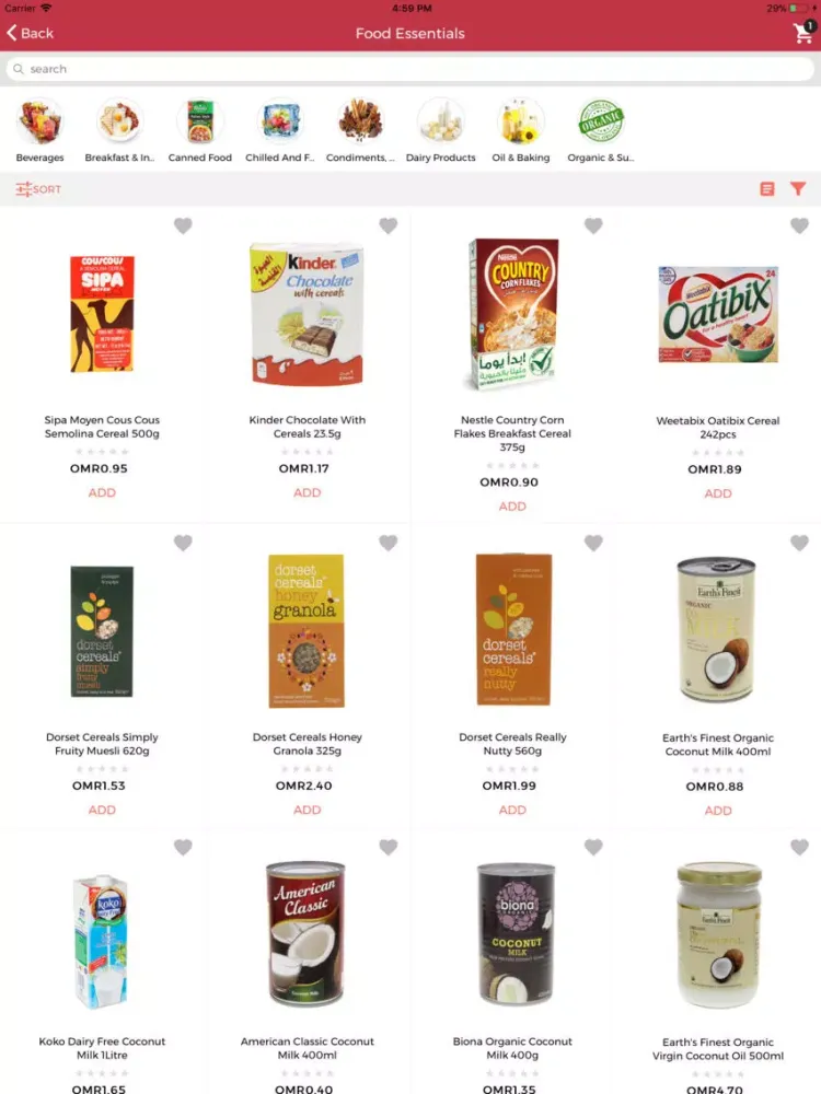 Waajed - Buy groceries online iPad  স্ক্রিনশট