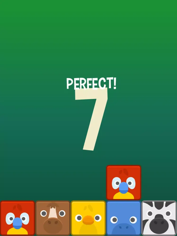 Tangkapan skrin Animals Bricks iPad 