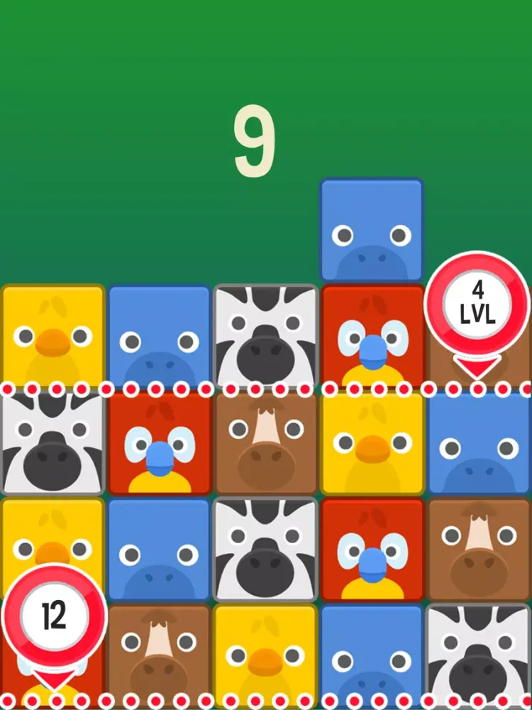 Tangkapan skrin Animals Bricks iPad 