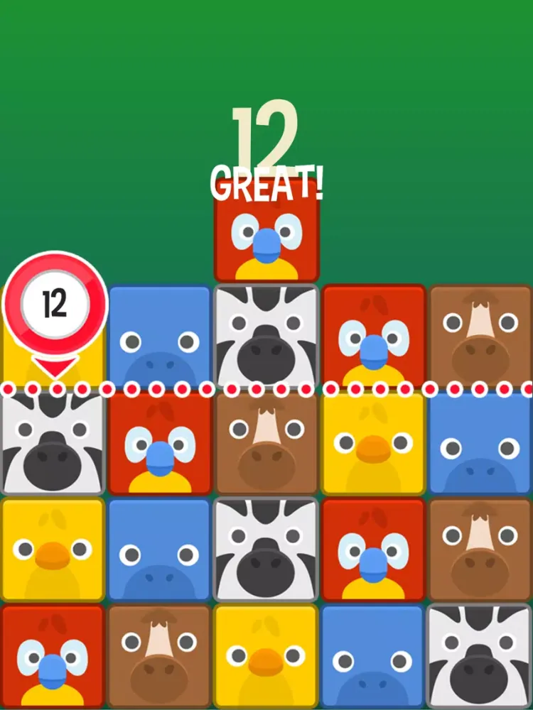 Tangkapan skrin Animals Bricks iPad 