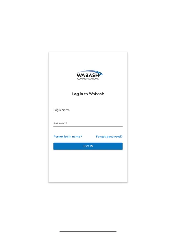 Wabash Mobile iPad  Screenshots