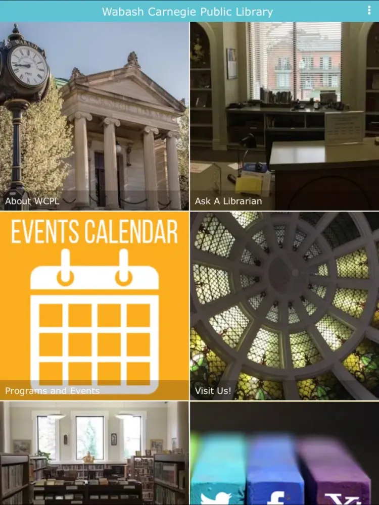 Wabash Carnegie Public Library iPad  Screenshots