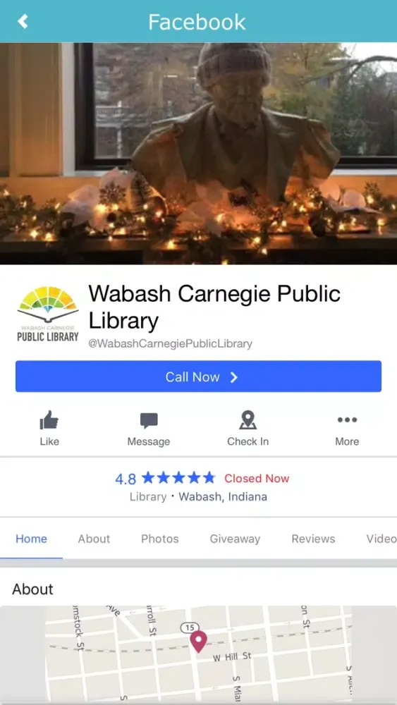 Wabash Carnegie Public Library Screenshots