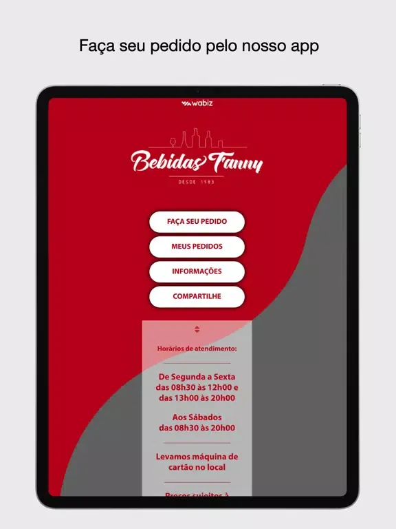 Tangkapan skrin Bebidas Fanny iPad 