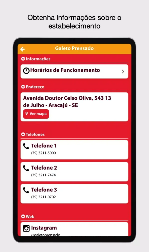 Zrzuty ekranu Galeto Prensado