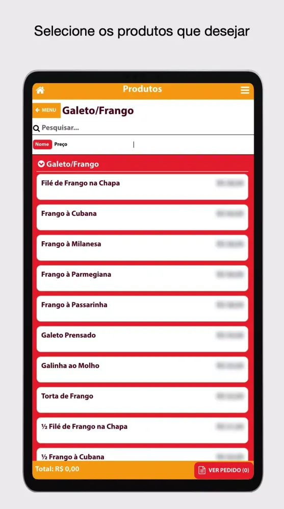 Zrzuty ekranu Galeto Prensado