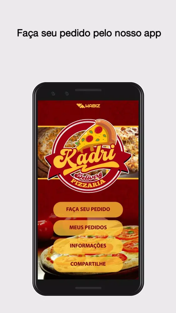 Capturas de tela do Kadri Pizzaria