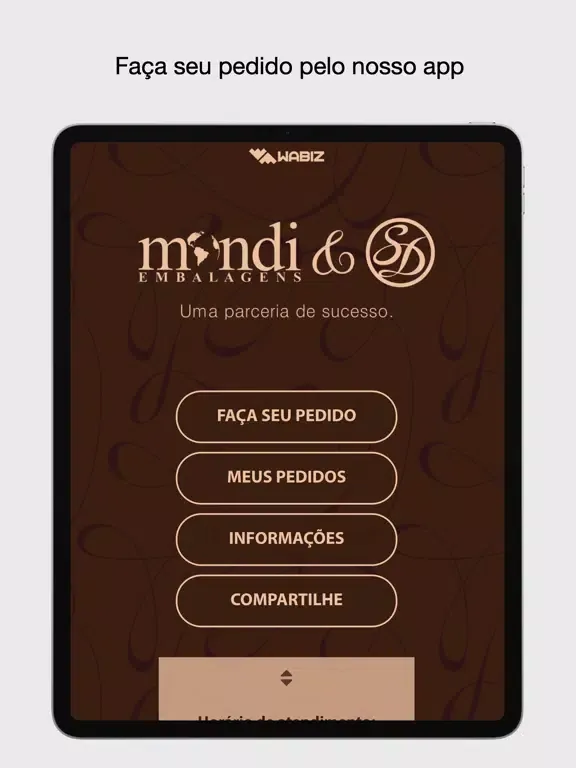 Tangkapan layar Mondi Sodie iPad 