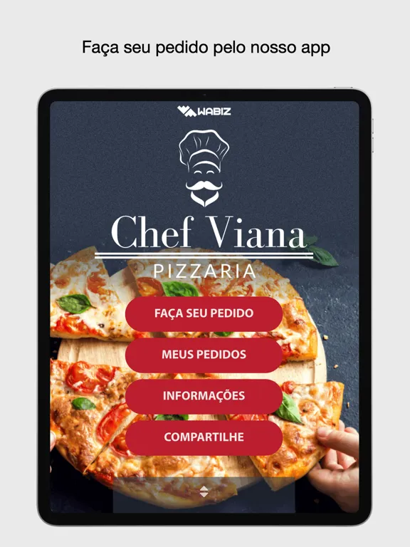 Tangkapan skrin Pizzaria Chef Viana iPad 