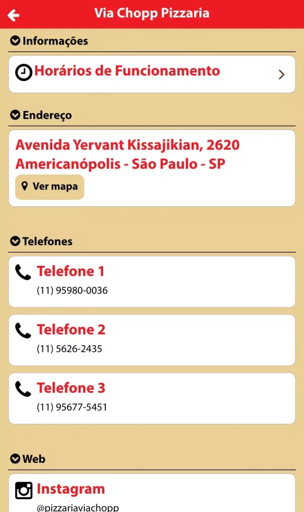Via Chopp Pizzaria應用截圖