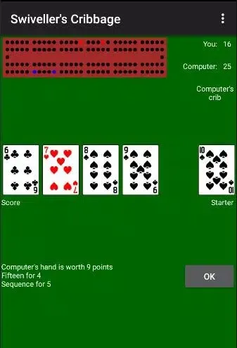 Screenshot di Swiveller's Cribbage