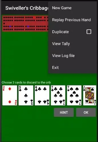 Screenshot di Swiveller's Cribbage