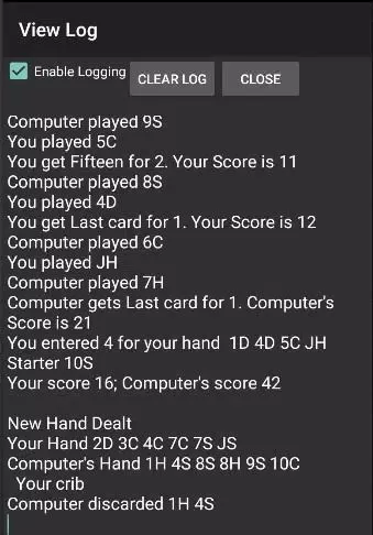 Screenshot di Swiveller's Cribbage