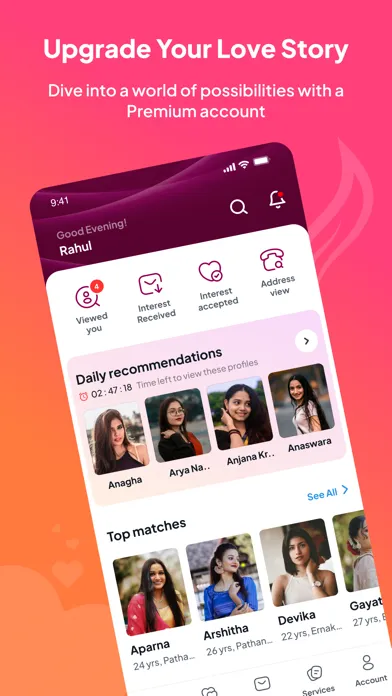 Nest Matrimony Screenshots