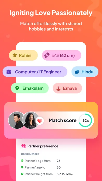 Nest Matrimony Screenshots