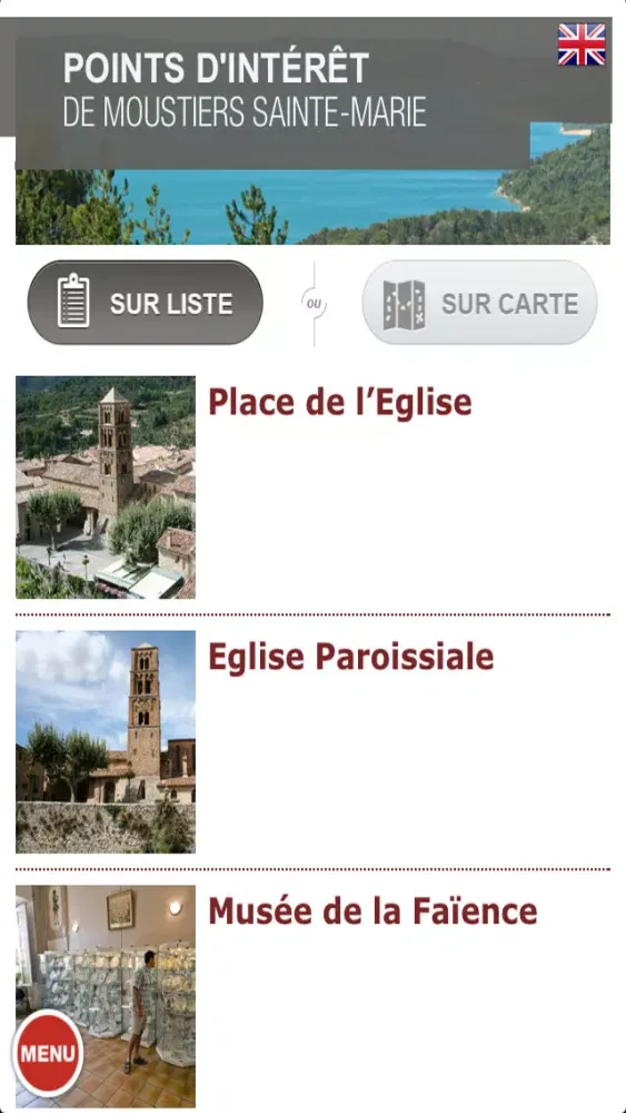 Moustiers Sainte-Marie 스크린샷