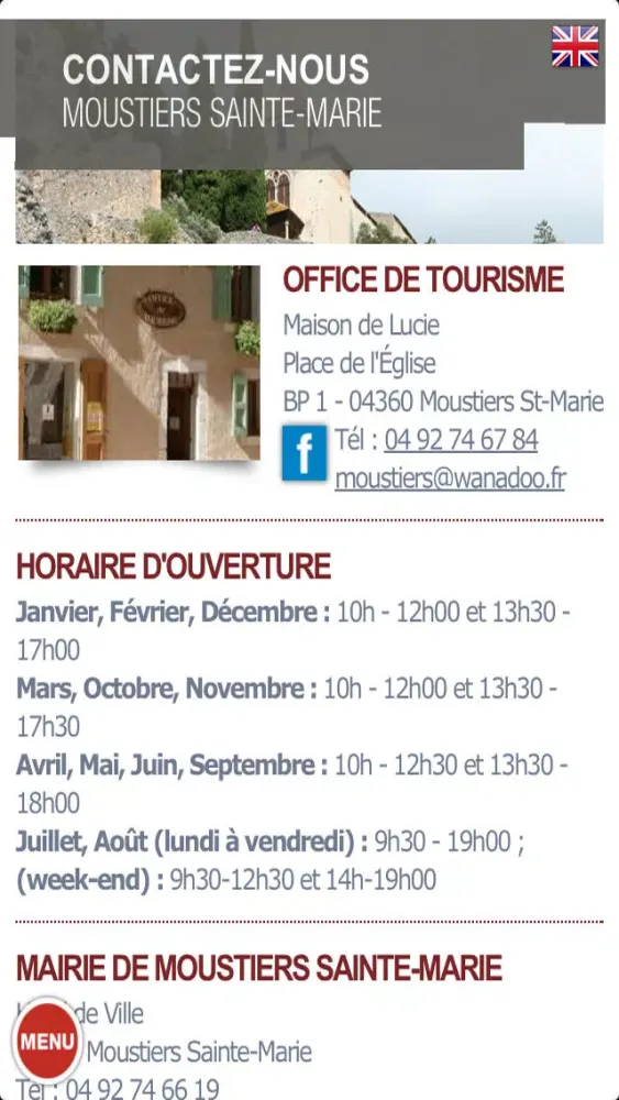 Moustiers Sainte-Marie 스크린샷