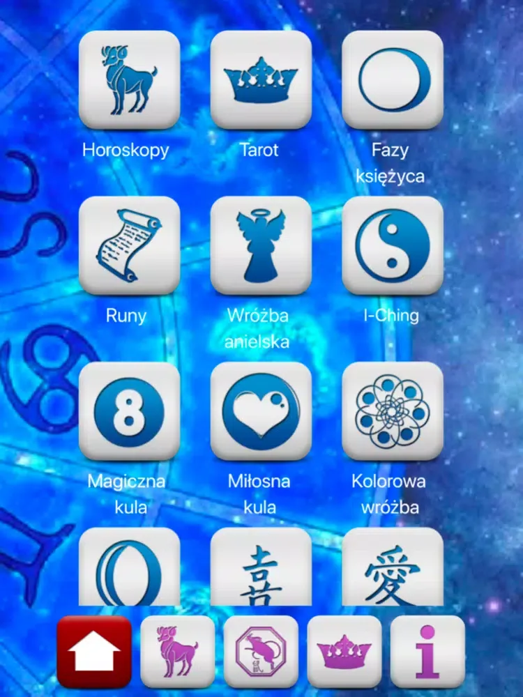 ภาพหน้าจอของ Horoskop i Tarot iPad 