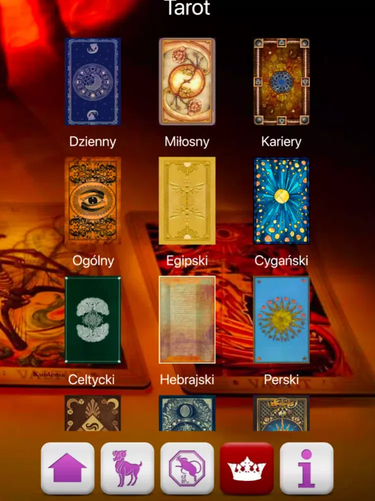 ภาพหน้าจอของ Horoskop i Tarot iPad 
