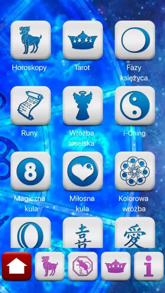 ภาพหน้าจอของ Horoskop i Tarot