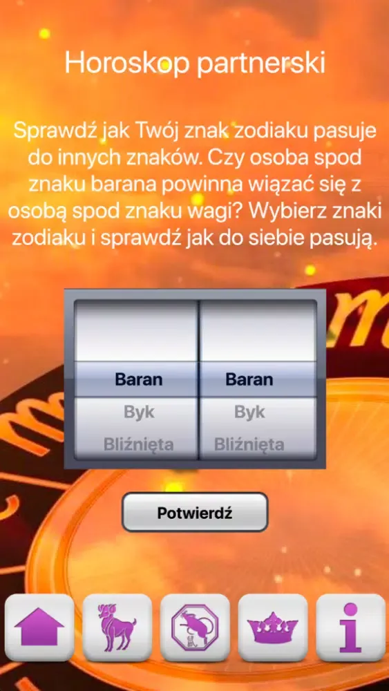 ภาพหน้าจอของ Horoskop i Tarot