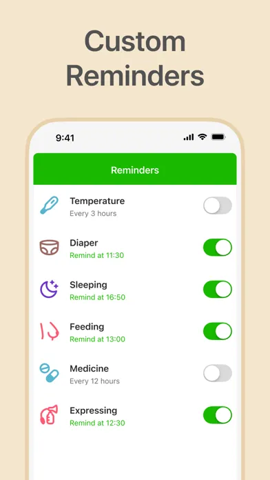 Capturas de pantalla de Baby Tracker・Breastfeeding Log