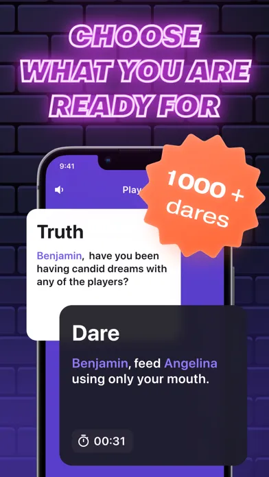 Captures d'écran de Truth or Dare－Dirty Party Game