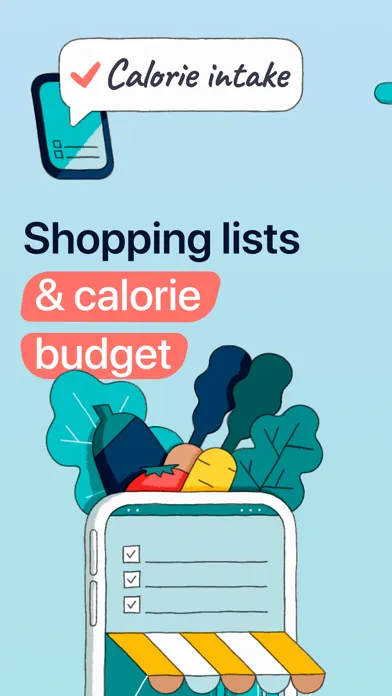 Recipes& Grocery shopping list سکرین شاٹس