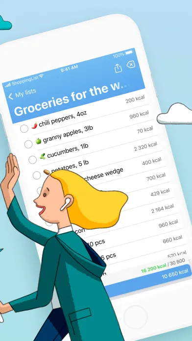 Recipes& Grocery shopping list سکرین شاٹس
