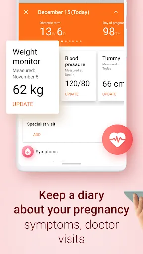 Pregnancy and Due Date Tracker Ekran Görüntüleri