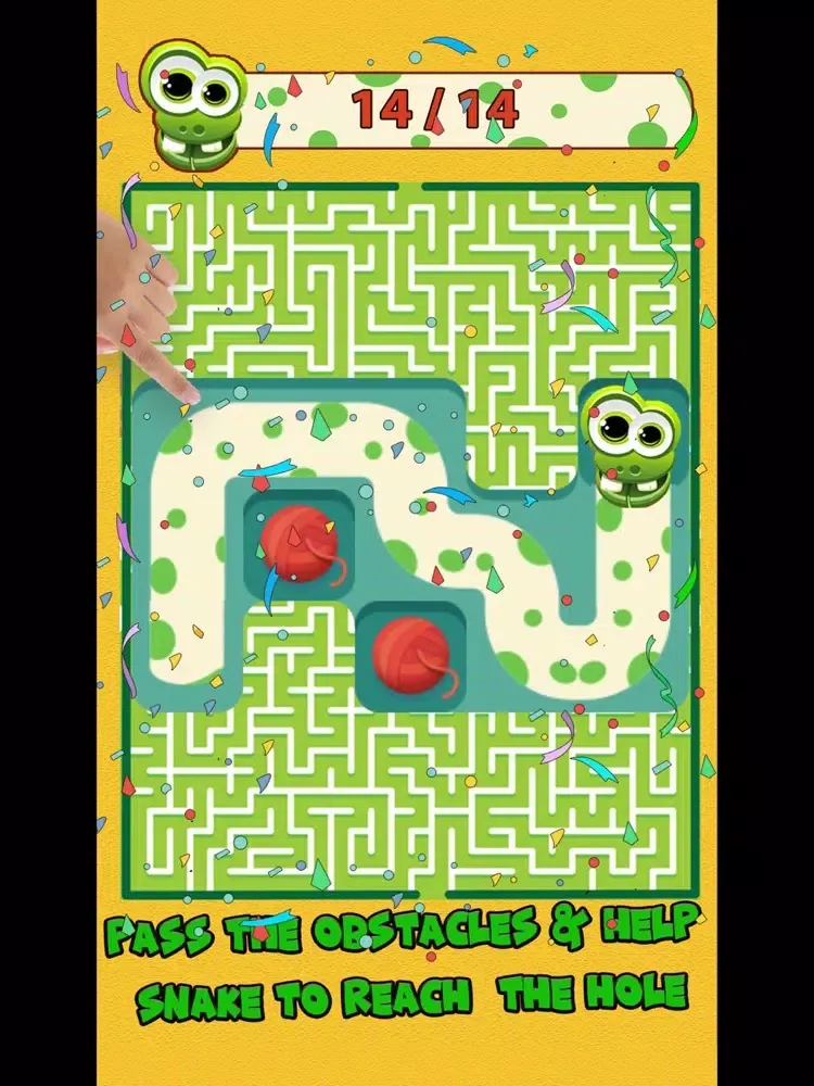 Wacky Snake : Maze & Run iPad  スクリーンショット
