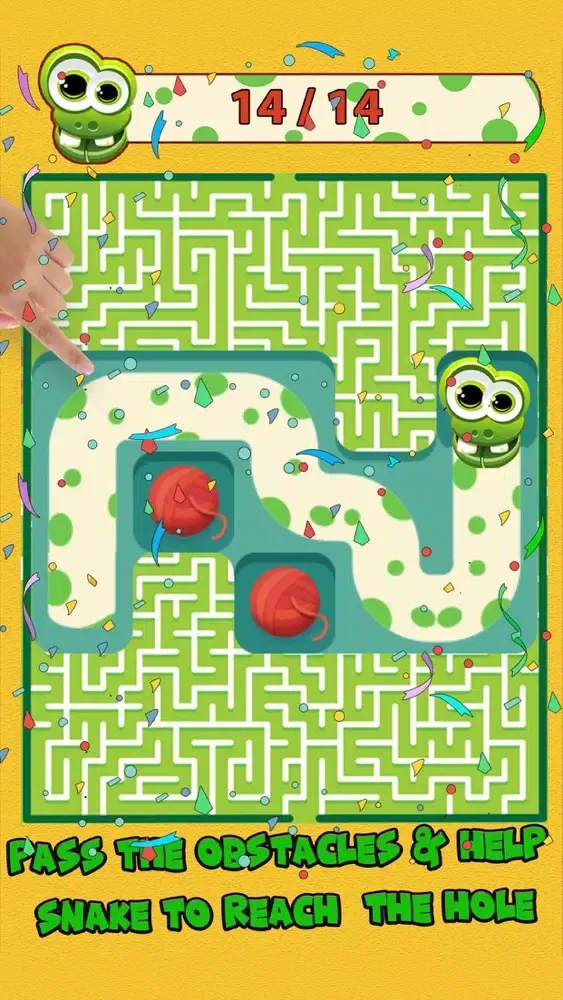 Wacky Snake : Maze & Run スクリーンショット