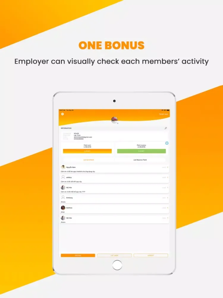One Bonus iPad  سکرین شاٹس