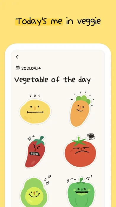 Captures d'écran de My Veggie Diary