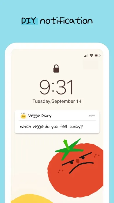 Captures d'écran de My Veggie Diary