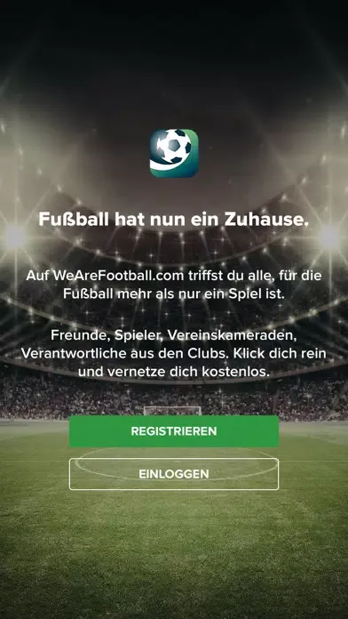 Capturas de pantalla de WeAreFootball.com – Fussball hat nun ein Zuhause.