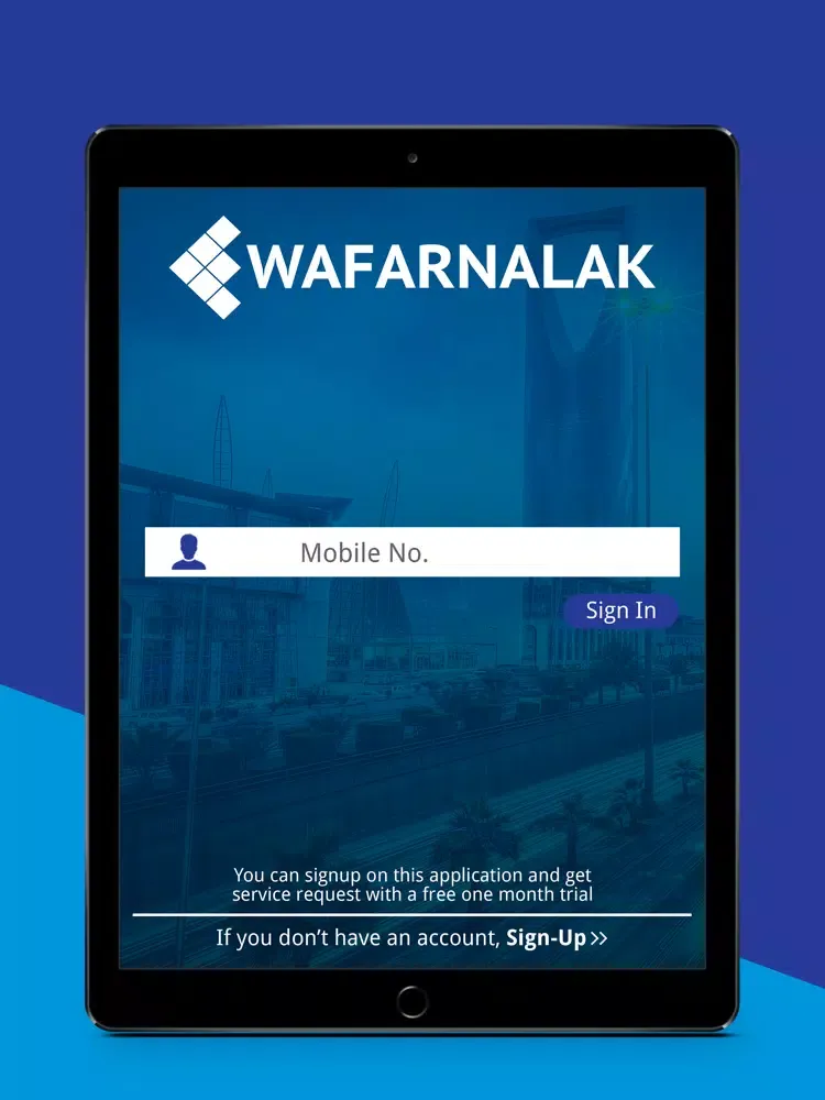 Wafarnalak Supplier App iPad 应用截图