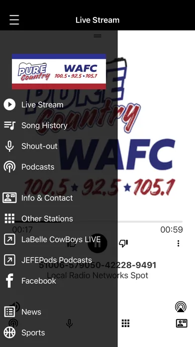 WAFC-FM Pure Country應用截圖