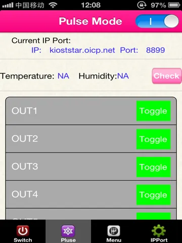 WIFI-RELAY8 iPad  Screenshots