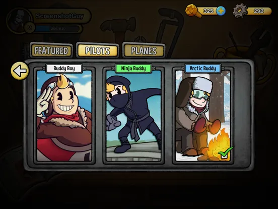 Capturas de tela do Take Flight 2 iPad 