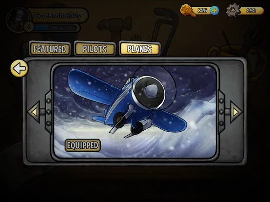 Capturas de tela do Take Flight 2 iPad 