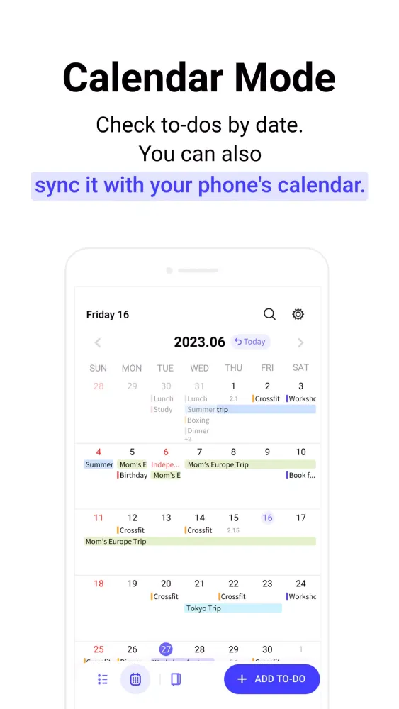 LockScreen Schedule - Calendar Screenshots