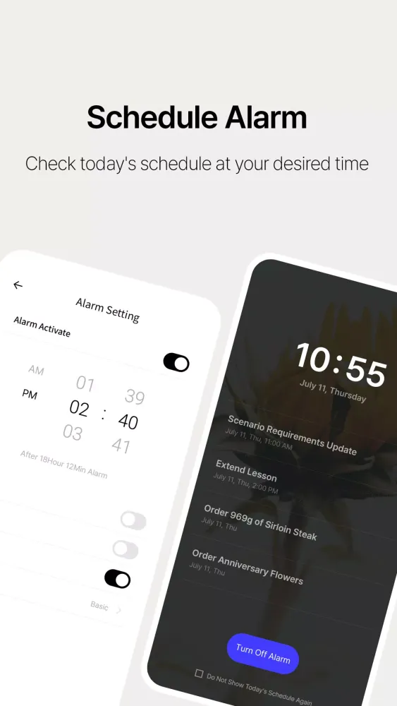 LockScreen Schedule - Calendar Screenshots
