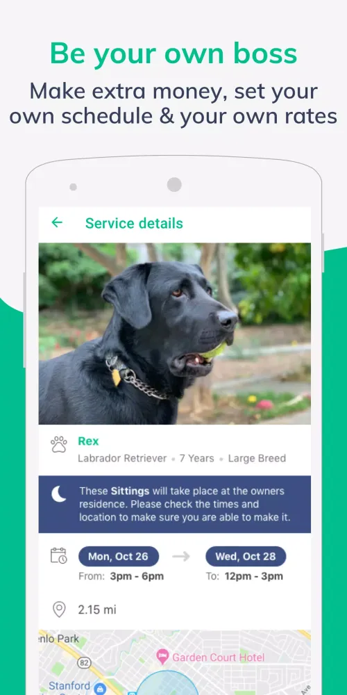 Скриншоты Wag! Pet Caregiver