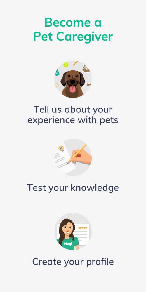Скриншоты Wag! Pet Caregiver