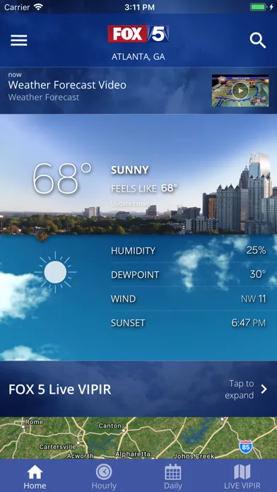 FOX 5 Storm Team Weather Radar应用截图