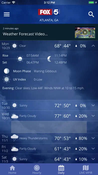 FOX 5 Storm Team Weather Radar应用截图