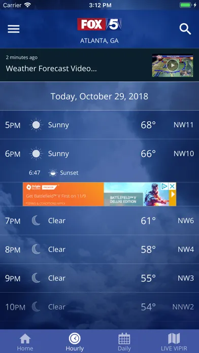 FOX 5 Storm Team Weather Radar应用截图