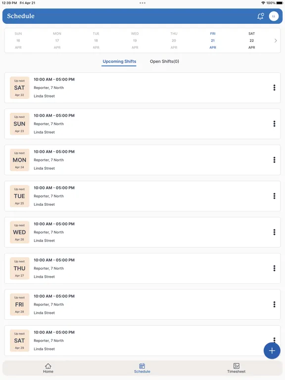 Time by Wagepoint iPad  Screenshots